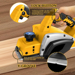 Sakerplus Cordless 3-Inch Electric Wood Planer