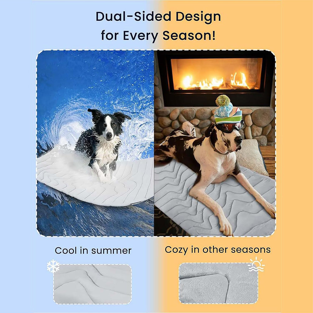 Sakerplus Reversible Cooling Mat for Pets