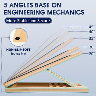 Sakerplus® Adjustable Wooden Slant Board Stretching