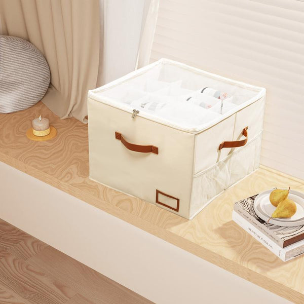 Sakerplus® Fabric Shoe Storage Organizer Bin Box
