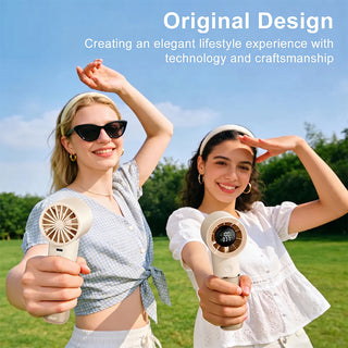 Sakerplus® Portable Handheld Rechargeable Personal Cooling Fan