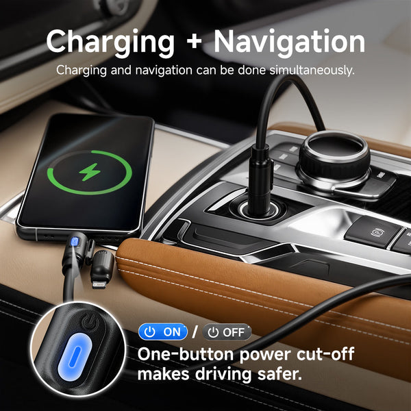 Sakerplus® 240W Tap Off Fast Charging Cable