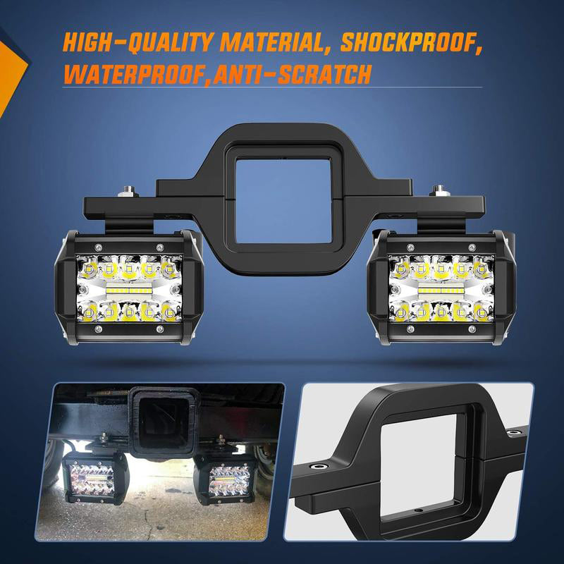 Sakerplus Car LED Work Light Kit
