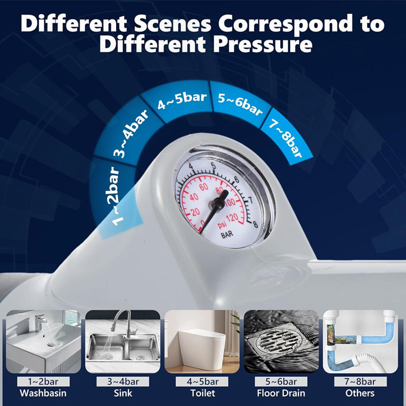 Sakerplus High Pressure Air Toilet Plunger