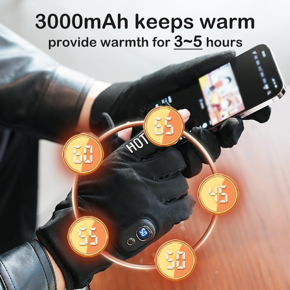 Sakerplus® Rechargeable Electric Heated Winter Gloves