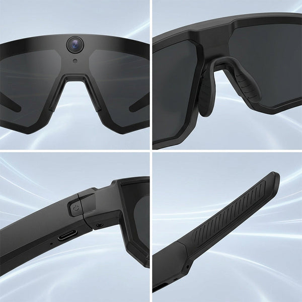 Sakerplus® Smart Cycling Camera Bluetooth Glasses