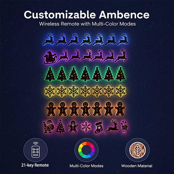 Sakerplus® Christmas Light-Up Wall Decorations