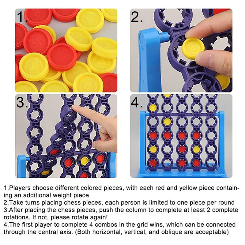 SAKER® 4 In A Line Spin Game