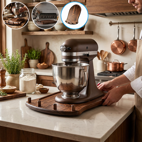 Sakerplus® Wooden Mixer Slider With Storage