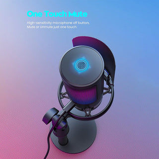 Sakerplus Gaming Microphone for Streaming Podcasts