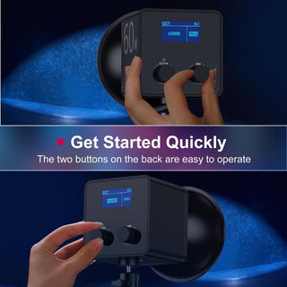 Sakerplus Portable RGB Studio Lighting for Vlogs