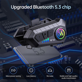 Sakerplus Motorcycle Bluetooth Helmet Headset