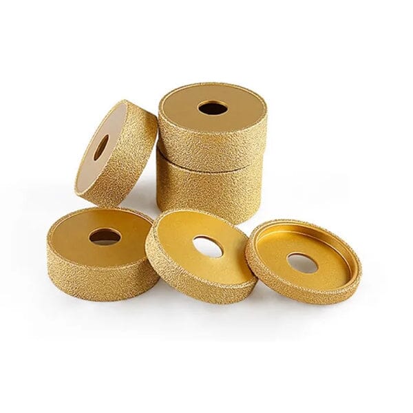 SAKER® Vacuum Dry Grooved Diamond Grinding Wheel