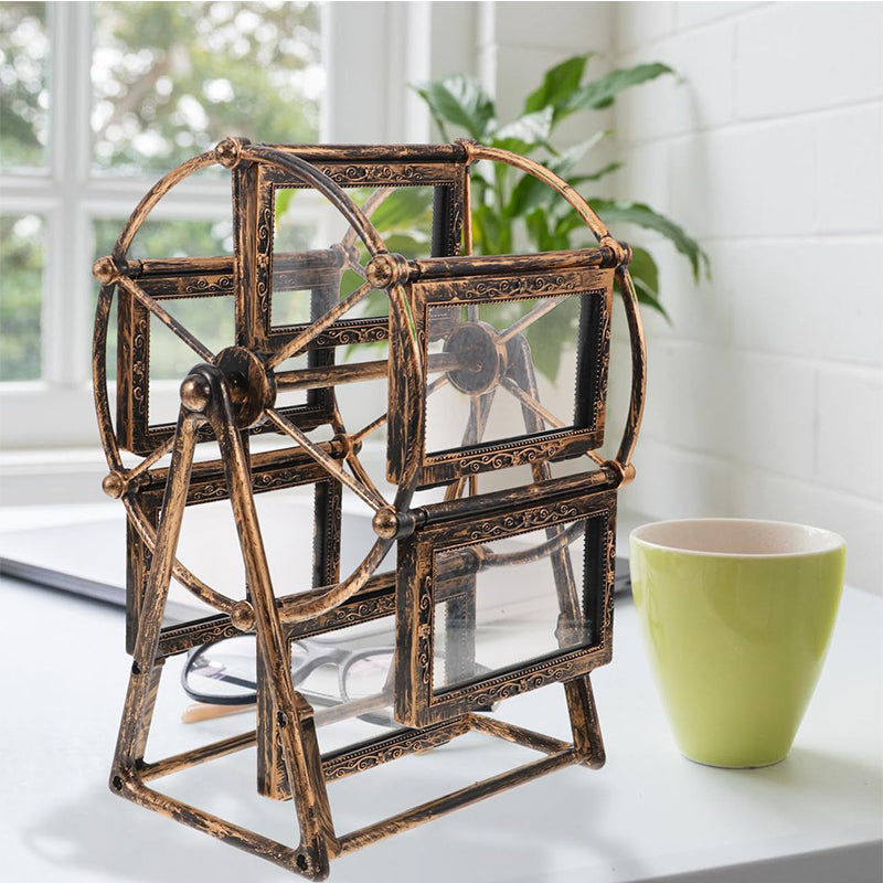 Sakerplus® Retro Vintage Rotating Ferris Wheel Frame