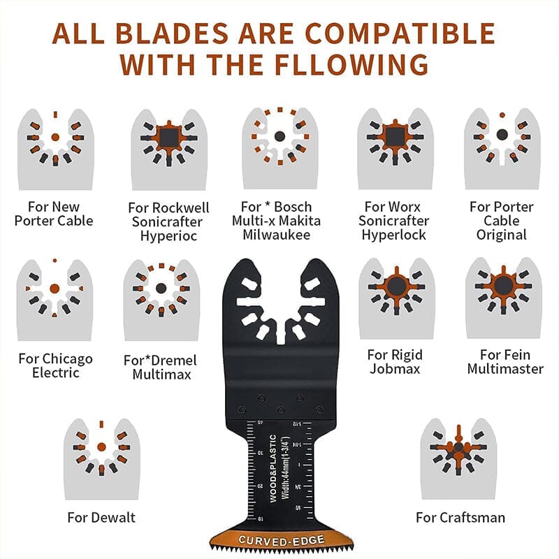 SAKER® 20Pcs Oscillating Saw Blades(No Machine)