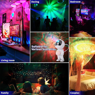 Sakerplus® 3 In 1 Astronaut Galaxy Projector