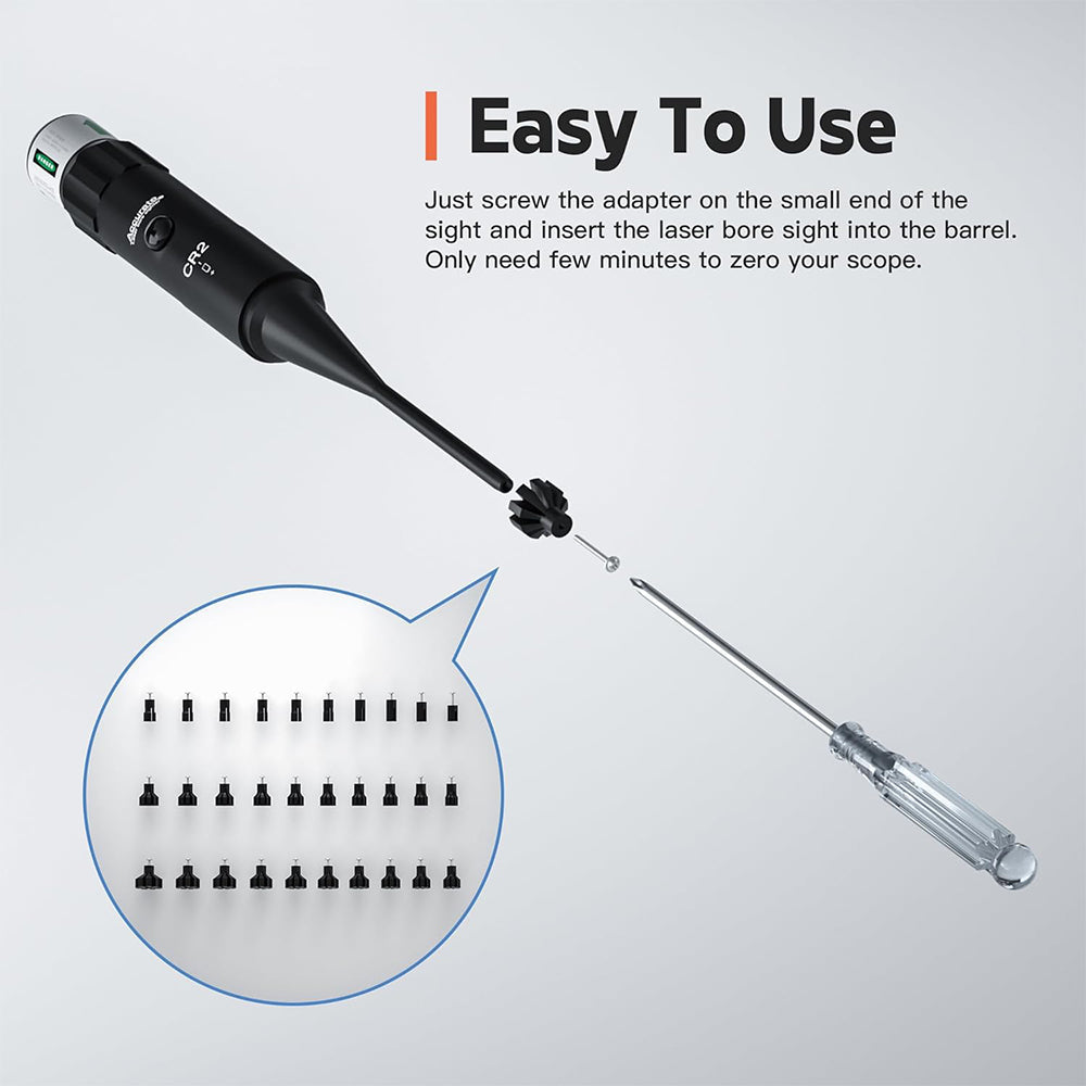 Sakerplus Laser Bore Sighter Kit for All Calibers