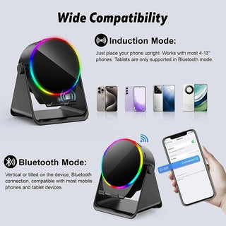 Sakerplus Wireless Induction Audio Bluetooth Speaker