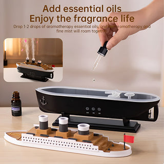 Sakerplus® Jellyfish Steam Boat Aroma Diffuser