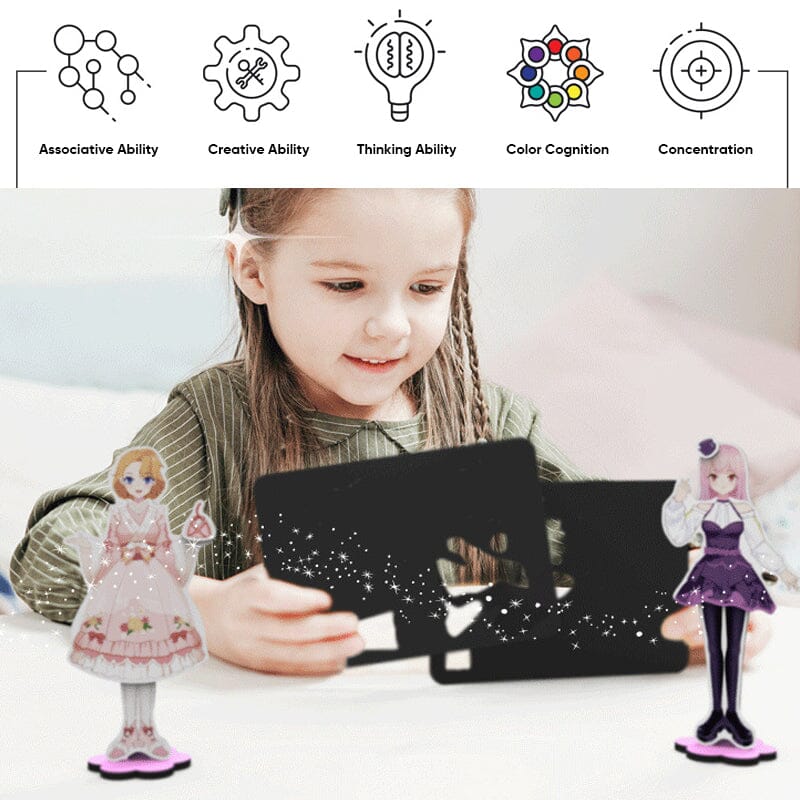 Sank Magnetic Princess Dress Up Paper Doll