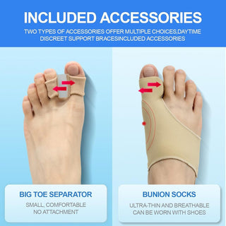 Sakerplus Adjustable Bunion Corrector Toe Straightener
