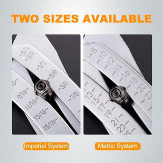 Sakerplus Thread Size Checker Keychain