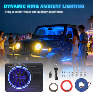Sakerplus® Slim Powered Car Subwoofer Audio Speaker