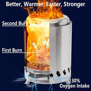 Saker Portable Smokeless Tabletop Fire Pit