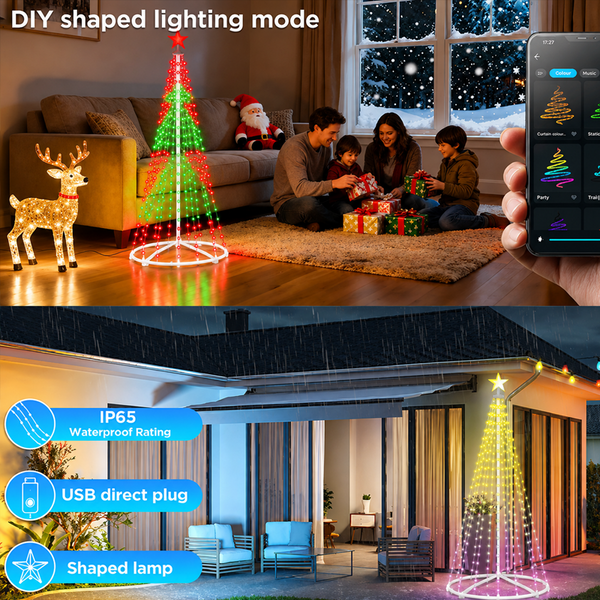 Sakerplus® RGB DIY Christmas Tree Light