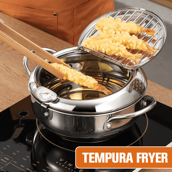 Sakerplus® Stainless Steel Tempura Deep Fryer