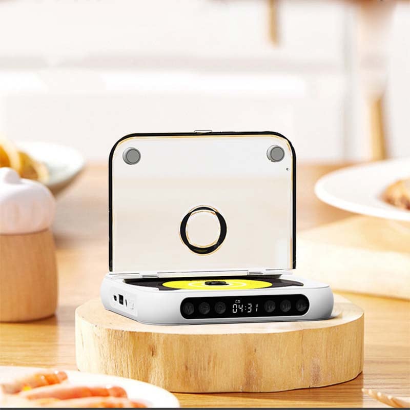 Sakerplus Portable Bluetooth-compatible CD Player