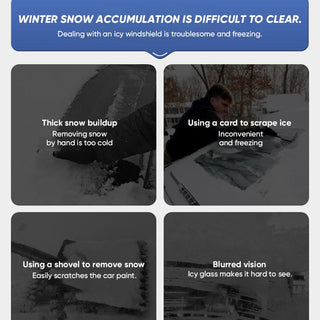 Sakerplus® 2-in-1 Snow Brush and Ice Scraper