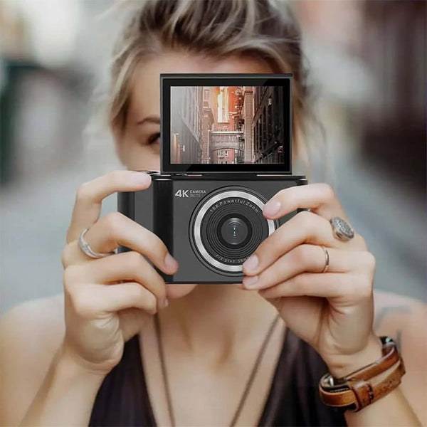 Sakerplus® 4K Mini Kids Digital Camera With Flip Screen