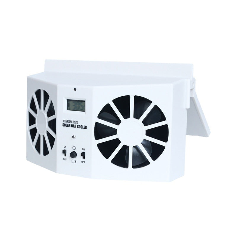 Sakerplus Car Solar Powered Window Exhaust Fan
