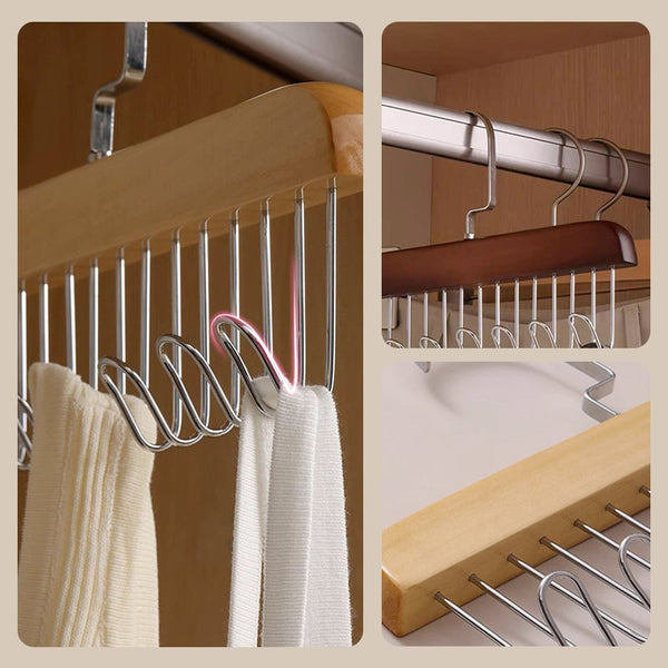 Sakerplus® Anti Slip Multi Hook Coat Rack