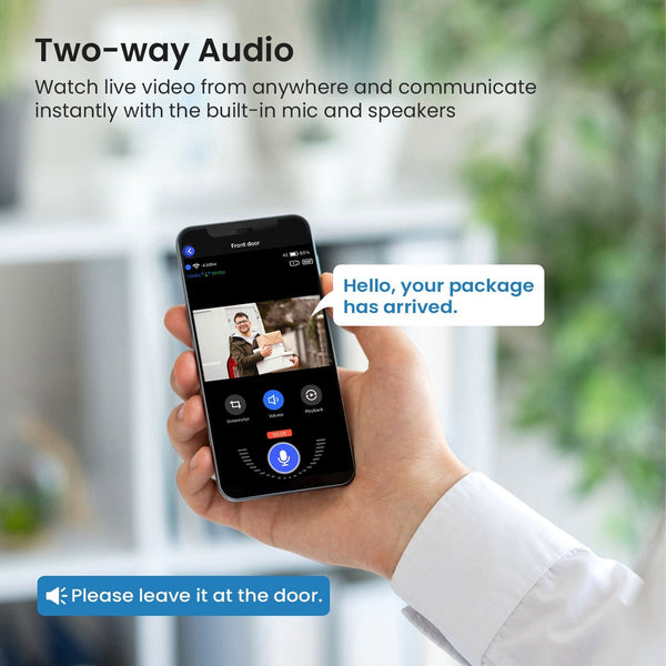 Sakerplus® 1080P Wireless Doorbell Video Camera