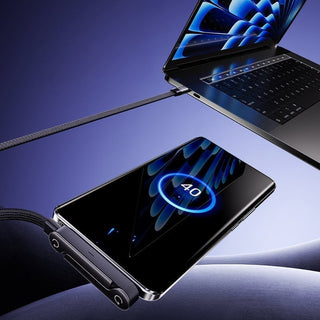 Sakerplus® 240W Ultra-Fast Charging Cable with Stand