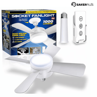 Sakerplus® Ceiling Fan Light With Remote Control
