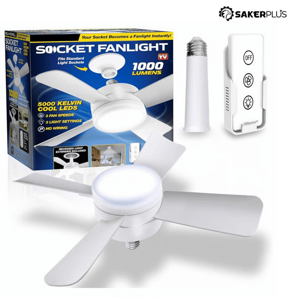 Sakerplus® Ceiling Fan Light With Remote Control