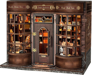 Sakerplus® 3D Wooden Book Nook Diorama Kit