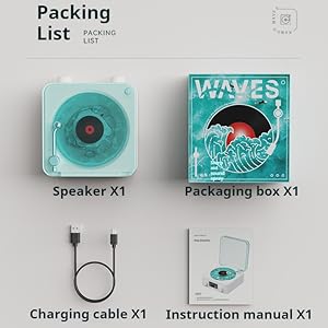 SAKER Wireless Waves Bluetooth Speaker