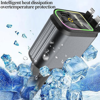 Sakerplus® 4 in 1 Retractable Car Charger