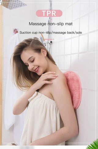 Sakerplus® Shower Foot & Back Scrubber, Massage Pad