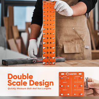 Sakerplus® Nut and Bolt Thread Checker