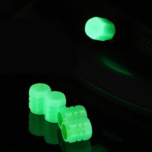 Sakerplus® Universal Fluorescent Tire Valve Caps (4 PCS/Set)