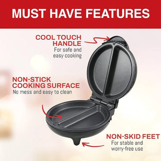 Sakerplus® Dual-Zone Electric Omelette Maker