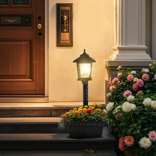 Sakerplus® Solar Lamp Post With Planter Box
