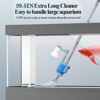Sakerplus® Electric Aquarium Gravel Cleaner with Filter