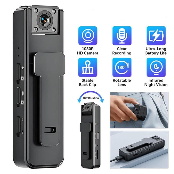 Sakerplus® Wireless Body Camera Camcorder