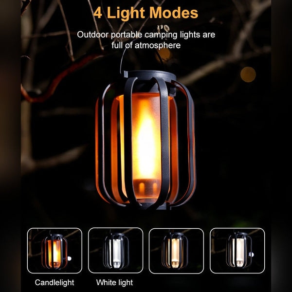 Sakerplus® Solar lantern outdoor light with 4 Modes